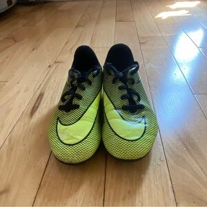 Nike Yellow and Black cleats Modern Athletic Design